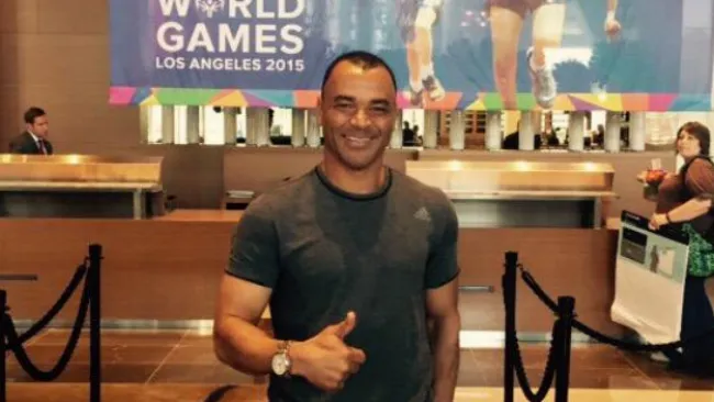 Cafú durante un evento en Los Ángeles