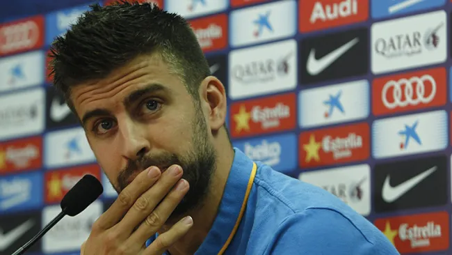 Piqué, conferencia de prensa