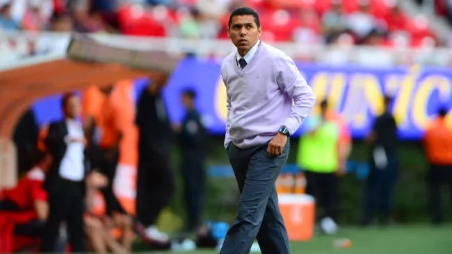 Ramón Morales, durante juego de Chivas