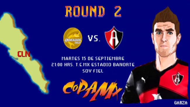 El conjunto Rojinegro decoró sus redes a lo Street Fighter