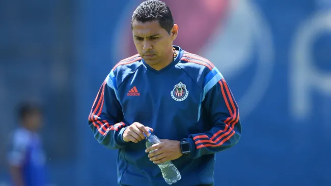 Ramón Morales durante un partido con la Sub 20