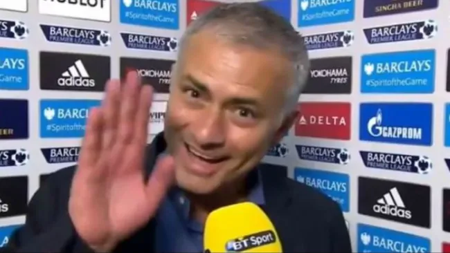 Mourinho se burla de los seguidores del Arsenal