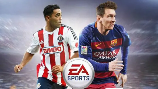Marco Fabián, en la portada de FIFA 16