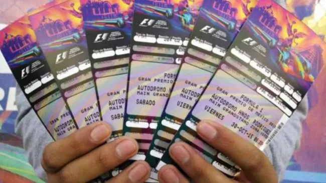 Boletos para el GP de México