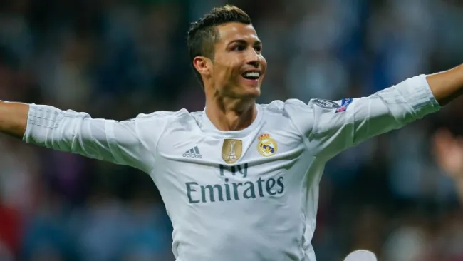 Cristiano Ronaldo celebra un gol en un partido del Madrid