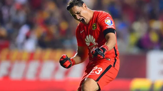 Muñoz festeja un gol ante Morelia