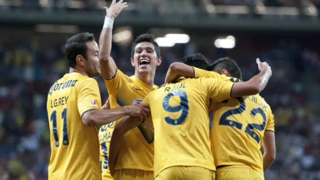 América celebra durante el Clausura 2014