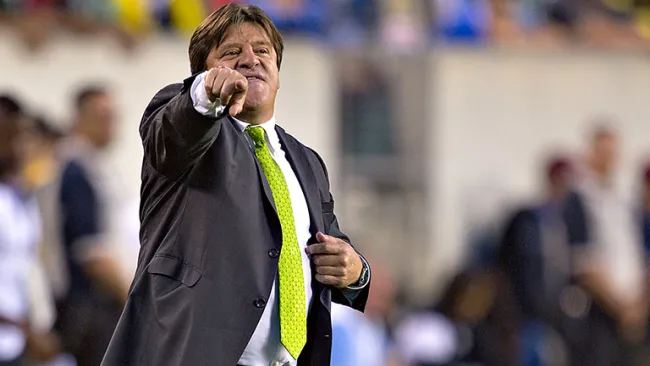 Herrera, en un partido de la Selección Mexicana