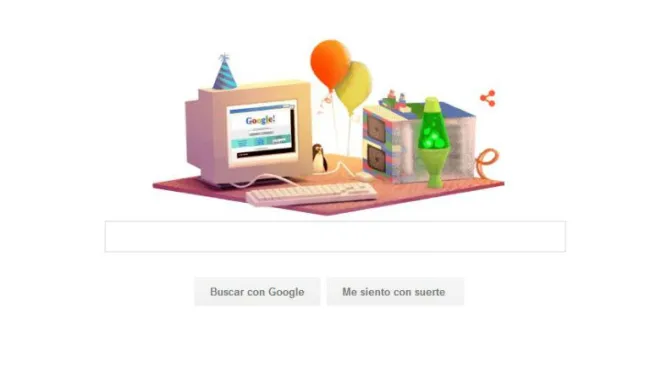 Así luce el nuevo Doodle de la empresa Google