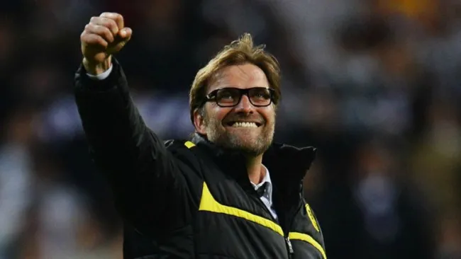 Jürgen Kloop, en un juego del Borussia Dortmund