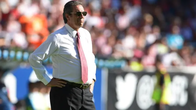 Tomás Boy antes de un partido