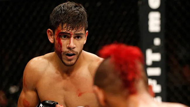 Pantera Rodríguez, en su pelea contra Leonardo Morales