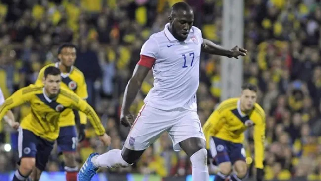 Altidore en un partido con su selección