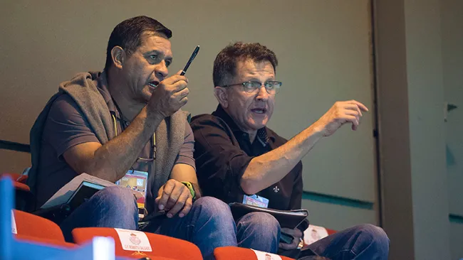 Juan Carlos Osorio en el partido contra Panamá 