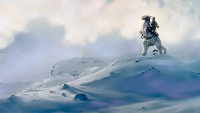 Luke Skywalker en el planeta Hoth
