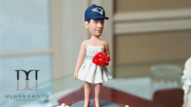 Así luce el pastel de Tom Brady