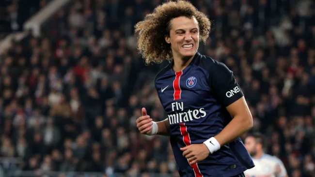 David Luiz, en un partido con el PSG