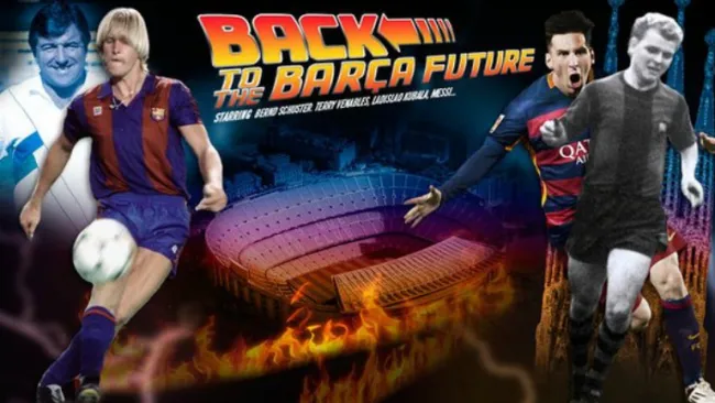 Imagen del Barcelona sobre 'Volver al Futuro'