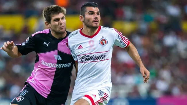 José García en el encuentro contra Atlas