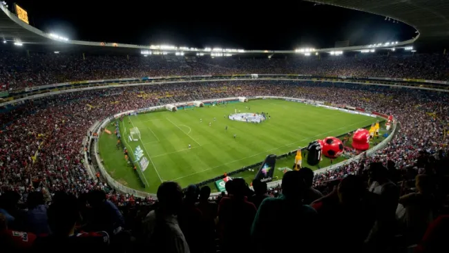 Estadio Jalisco en un partido de Atlas