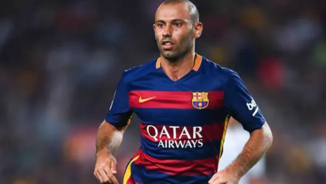 Javier Mascherano, en un partido del Barcelona