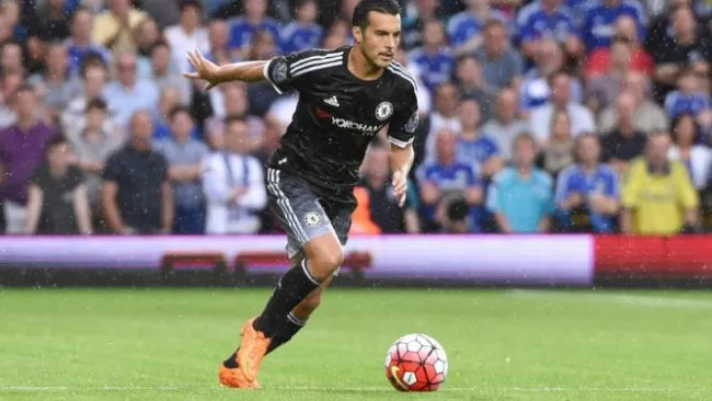 Pedro, en partido con el Chelsea