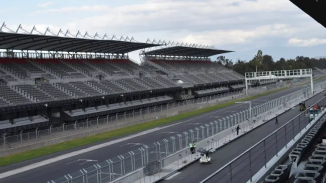 Parte del circuito donde se realizará el GP de México