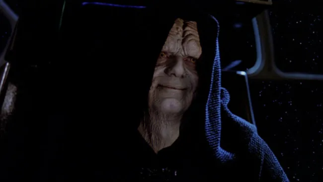 Palpatine, en escena de Star Wars