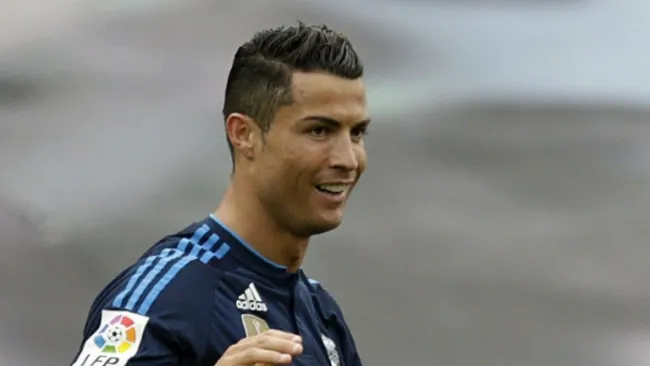 CR7, en un partido del Real Madrid
