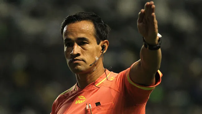 Jorge Isaac Rojas, en el partido entre la Fiera y el Atlas, de la Liga MX