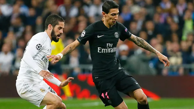 Di María, en el duelo contra Real Madrid
