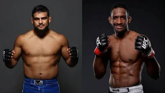 Kelvin Gastelum junto a Neil Magny