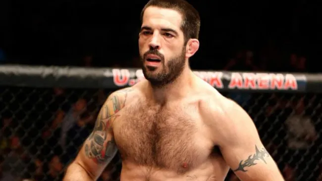 Matt Brown tras un combate de UFC