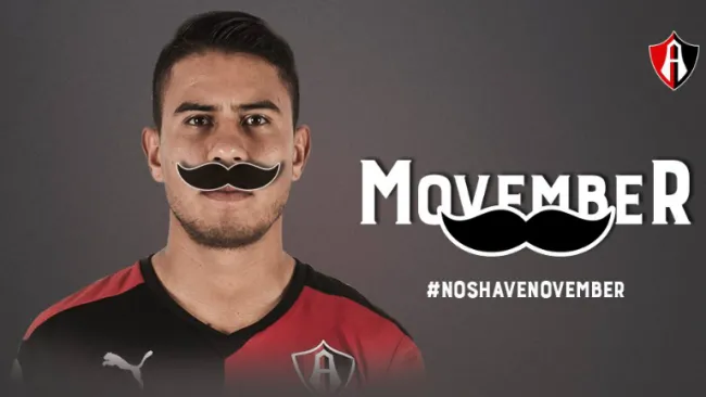 Juan Carlos Medina, en la campaña 'Movember'