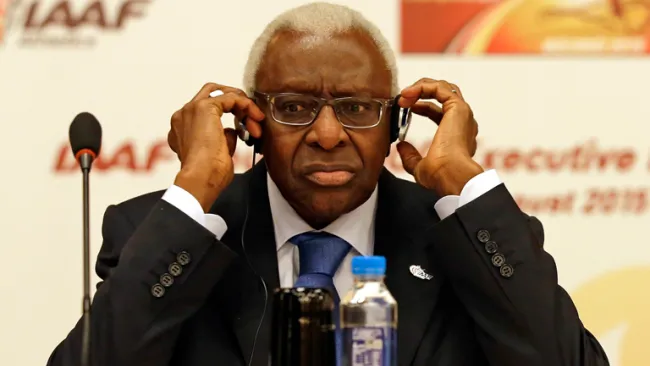 Diack en conferencia de la IAAF