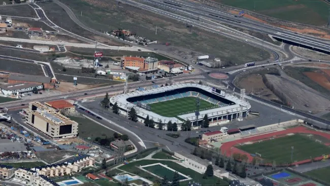 Vista aérea del Estadio Helmántico
