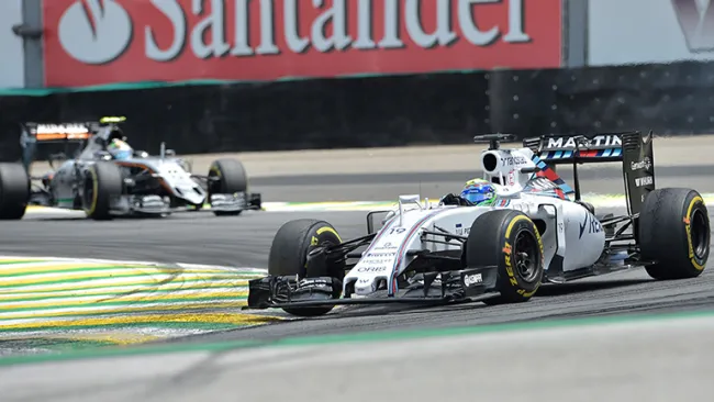 Felipe Massa, durante el GP de Brasil