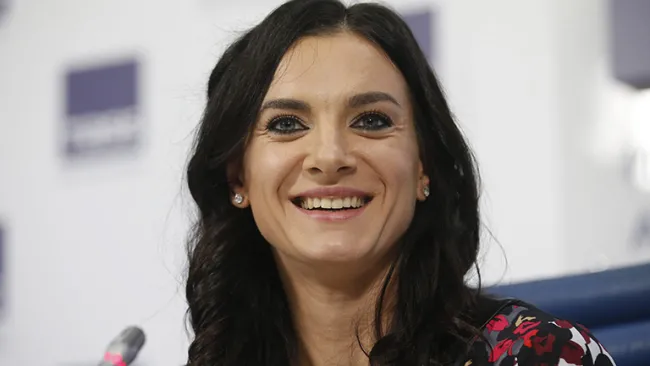Isinbayeva, en conferencia de prensa