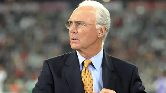 Franz Beckenbauer, durante un encuentro