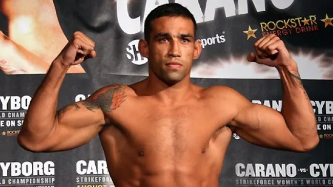 Werdum, durante una ceremonia de pesaje