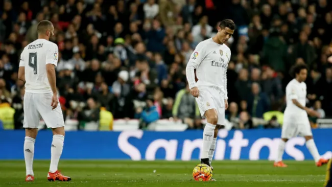 CR7, Benzema y Marcelo, cabizbajos con el Real Madrid
