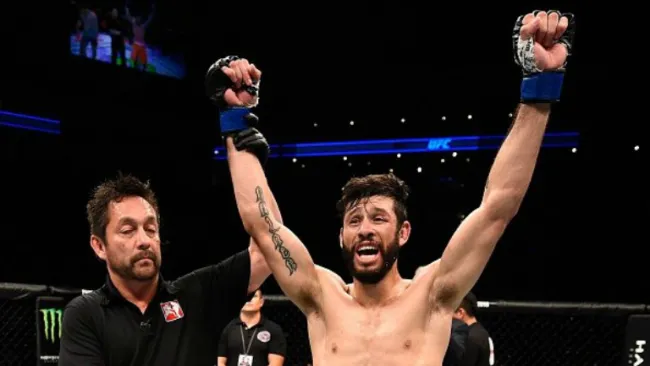 Polo Reyes después de llevarse la victoria