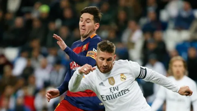 Sergio Ramos contra Lionel Messi 