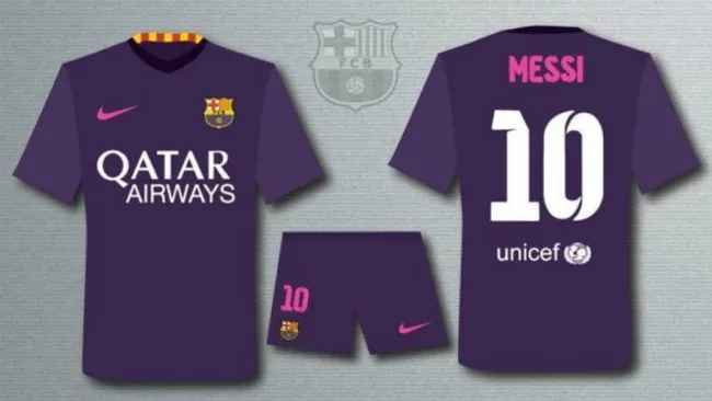 Posible segunda equipación del Barcelona para la temporada 2016-2017