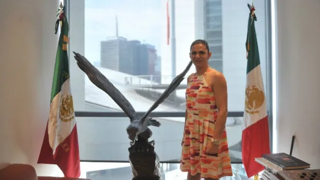 Guevara, en sesión de fotos para RÉCORD