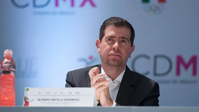 Alfredo Castillo, titular de Conade, durante un evento 