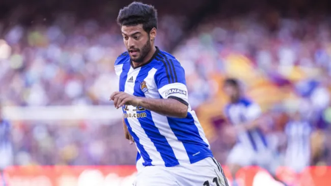 Carlos Vela, en juego de la Real Sociedad