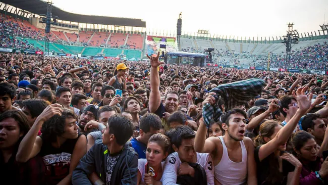 Así luce la explanada del Foro Sol durante el VL