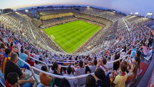 Estadio de Mestalla lleno