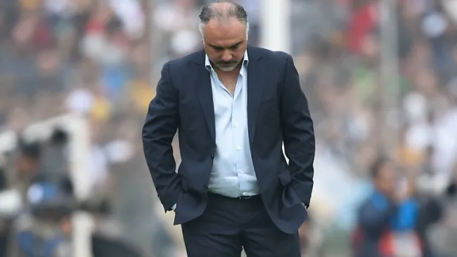 Memo Vázquez, en el encuentro contra América